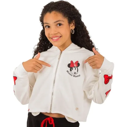 Minnie Marfil de Niña modelo Casaca Moda Niña Minnie Mouse Min-24 marfiles niña 2025082521561295913  