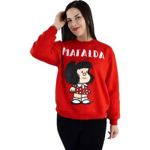 Mafalda Rojo de Mujer modelo Polera Basica Mujer Mafalda Mfd-02 rojos rojas roja mujer 2025082521561295973  