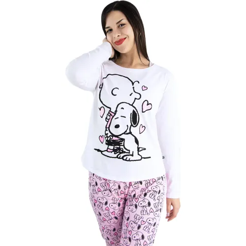 SNOOPY Pijama Mujer Snoopy Pea-00