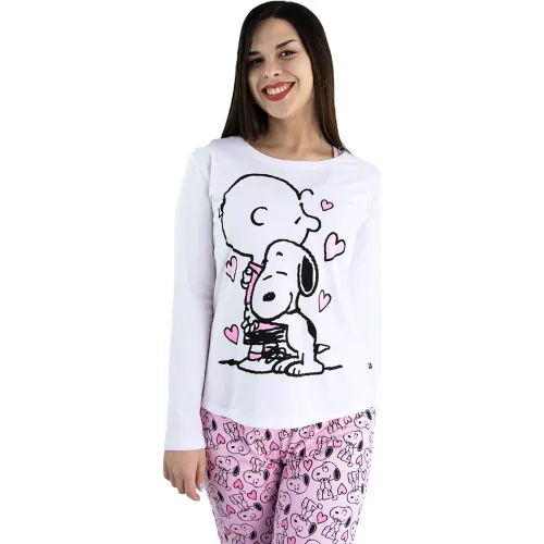 SNOOPY Pijama Mujer Snoopy Pea-00