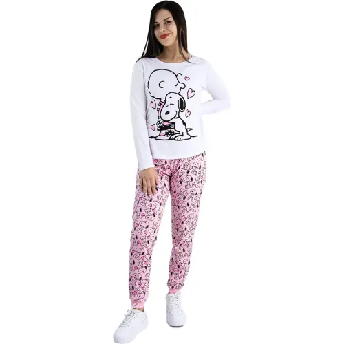 SNOOPY Blanco de Mujer modelo Pijama Mujer Snoopy Pea-00 blancos mujer 2025082521561296117  