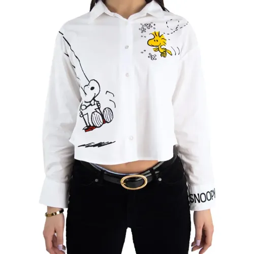 SNOOPY Blusa Manga Larga Mujer Snoopy Pea-00