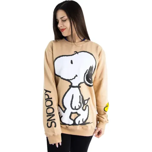 SNOOPY Beige de Mujer modelo Polera Oversize Mujer Snoopy Pea-00 beiges mujer 2025082521561296171  