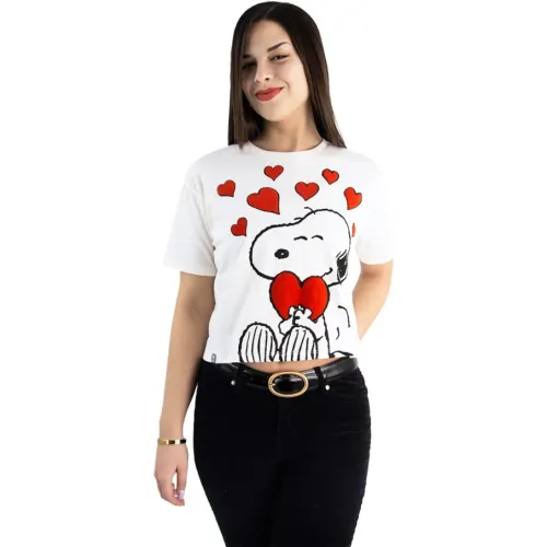 SNOOPY Marfil de Mujer modelo Polo Crop Mujer Snoopy Pea-00 marfiles mujer 2025082521561296189  