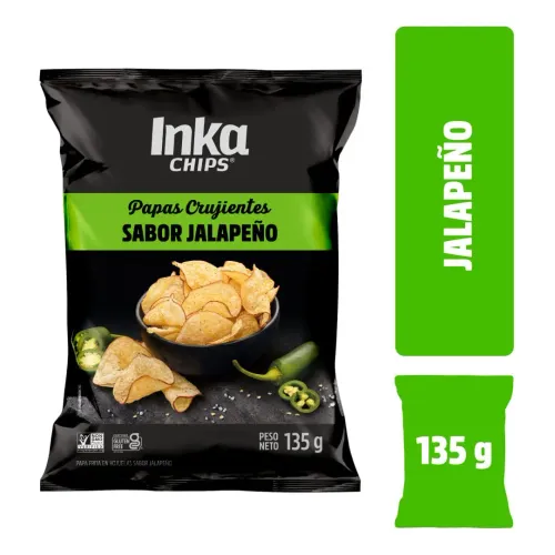 INKA CHIPS Varios Papas Inka Chips Jalapeño - Bls 135g