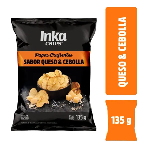 INKA CHIPS Varios Papas Inka Chips Queso Y Cebolla - Bls 135g