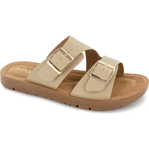 Impuls Beige de Mujer modelo Sandalias Confort Mujer Barbara54 beiges sintéticos mujer 2025082619510852423 Sintético PU