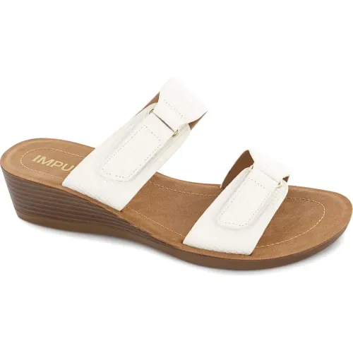 Impuls Blanco de Mujer modelo Sandalias Cuña Mujer Yadi12 blancos sintéticos mujer 2025082619510852585 Sintético PU