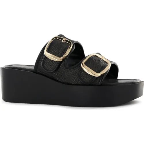 Impuls Negro de Mujer modelo Sandalias Cuña Mujer Adaya07 negros mujer 2025082619510852855 PU PU