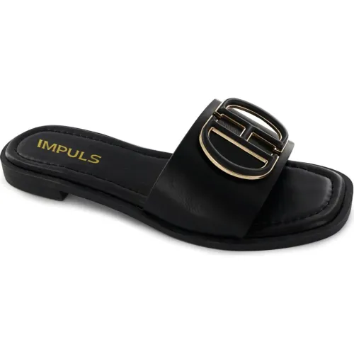 Impuls Negro de Mujer modelo Sandalias Flats Mujer Aixa19 negros mujer 2025082619510853215 PU PU