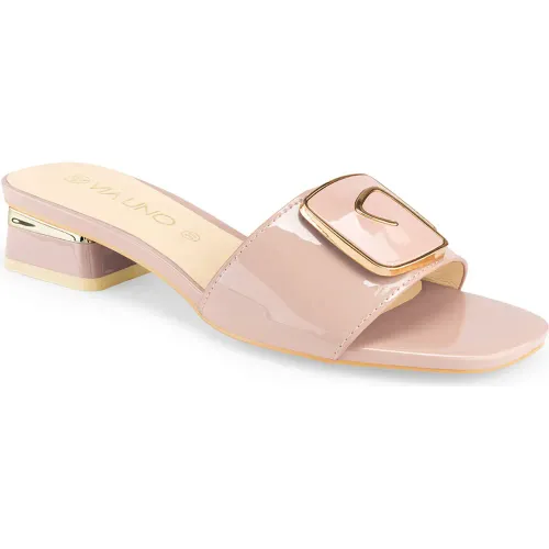 VIA UNO  de Mujer modelo Sandalia Mujer 6f8103-7 nudes mujer 2025082703465481892 Cuero Caucho