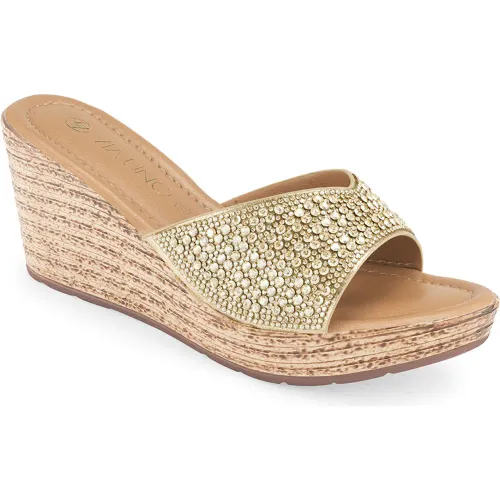 VIA UNO  de Mujer modelo Sandalia Cuña Mujer 2b3609-2 mujer 2025082703465481952 PU Caucho
