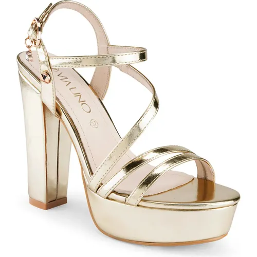 VIA UNO  de Mujer modelo Sandalia Fiesta Plataforma Mujer 7m1800-3 mujer 2025082703465482162 Cuero Caucho