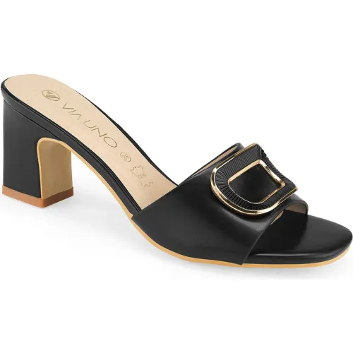VIA UNO Negro de Mujer modelo Sandalia Mujer 2g9123-9 negros mujer 2025082703465482357 Cuero Caucho