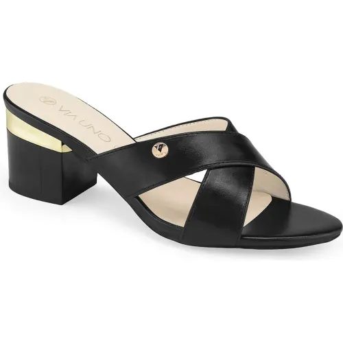 VIA UNO Negro de Mujer modelo Sandalia Mujer 6f599-22 negros mujer 2025082703465482402 Cuero Caucho
