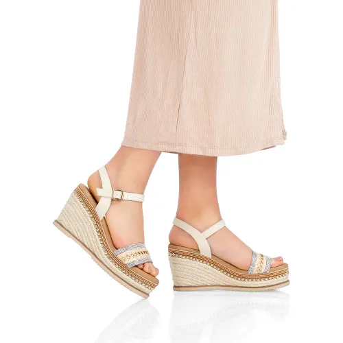 VIA UNO Sandalia Plataforma Mujer 6w9304-3