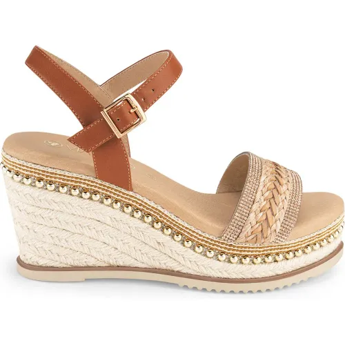 VIA UNO Sandalia Plataforma Mujer 6w9304-3