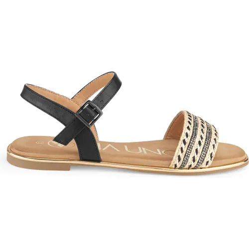 VIA UNO Sandalia Flat Mujer 6w9223-19