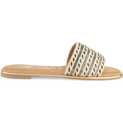 VIA UNO Sandalia Flat Mujer 6w9223-25