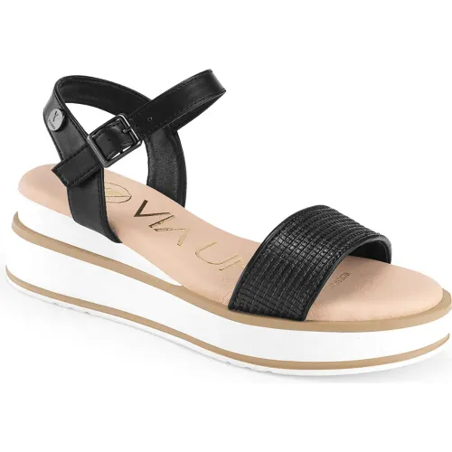 VIA UNO Negro de Mujer modelo Sandalia Mujer 6z8889-19 negros mujer 2025082703465482792 Cuero Pvc