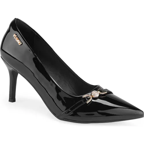 VIA UNO Negro de Mujer modelo Calzado Vestir Mujer Pl504 negros mujer 2025082703465482897 PU Caucho