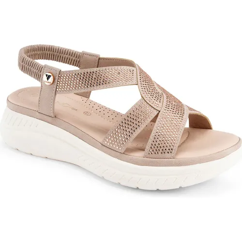 VIA UNO  de Mujer modelo Sandalia Mujer Js21 rosado mujer 2025082703465483272 PU CAUCHO-TPU