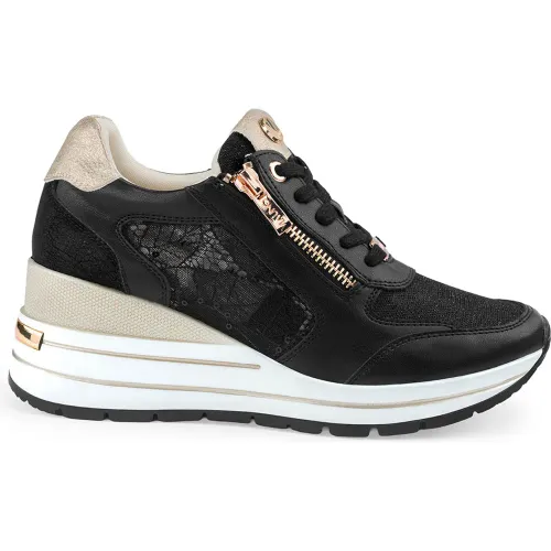 VIA UNO Zapatilla Cuña Mujer 63g326-V881a