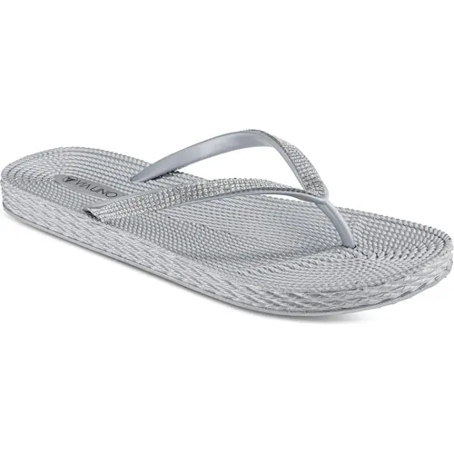 VIA UNO Gris de Mujer modelo Sandalia Flat Mujer Ct-1229 mujer 2025082703465483437 PVC Pvc