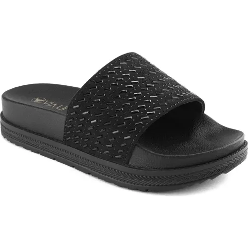VIA UNO Negro de Mujer modelo Sandalia Mujer Ct-1212 negros mujer 2025082703465483452 PVC Pvc