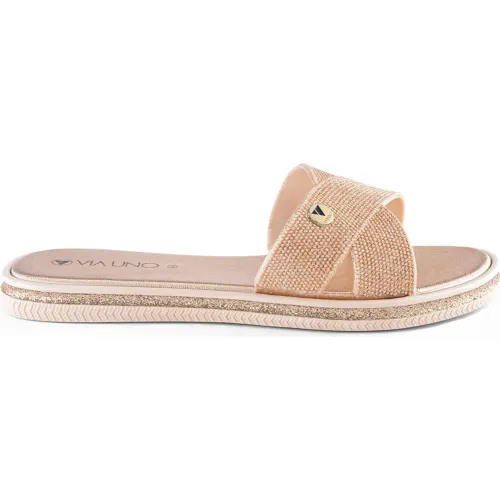 VIA UNO Sandalia Flat Mujer Lc030218
