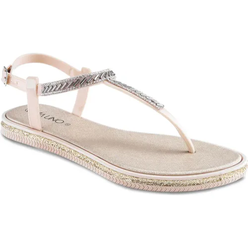 VIA UNO de Mujer modelo Sandalia Flat Mujer Lc044823 mujer 2025082703465483572 PU Pvc