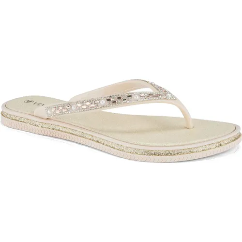 VIA UNO de Mujer modelo Sandalia Flat Mujer Lc044592 mujer 2025082703465483677 PU Pvc