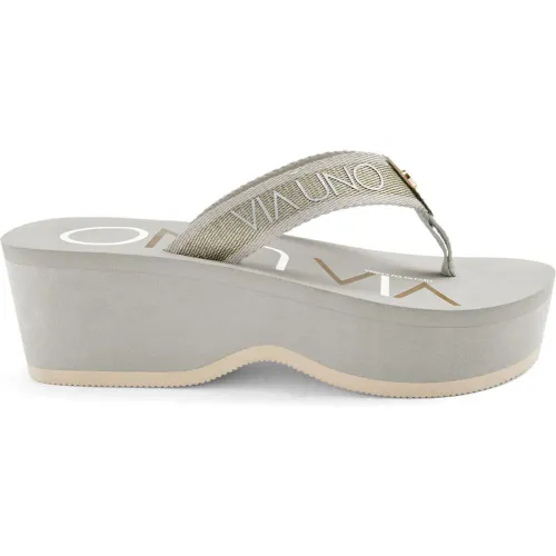 VIA UNO Sandalia Cuña Mujer Cy-8002