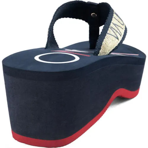 VIA UNO Sandalia Cuña Mujer Cy-8002