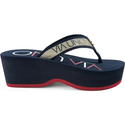 VIA UNO Sandalia Cuña Mujer Cy-8002