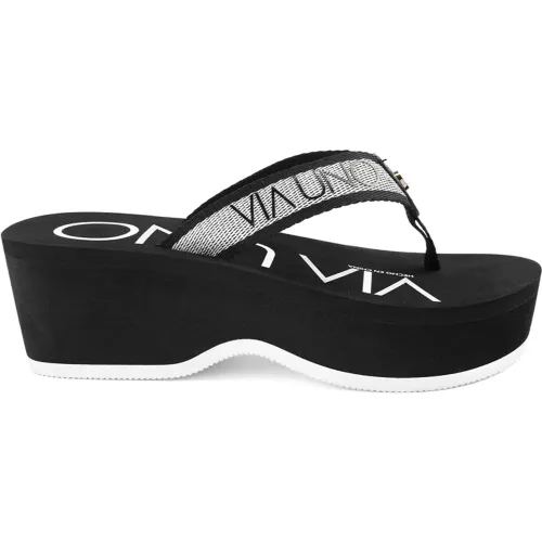 VIA UNO Sandalia Cuña Mujer Cy-8002