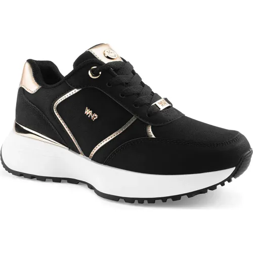 TIME CHOPPER  de Mujer modelo Zapatilla Cuña Mujer 188-17835 blacks textiles mujer 2025082703465484082 Textil Pvc