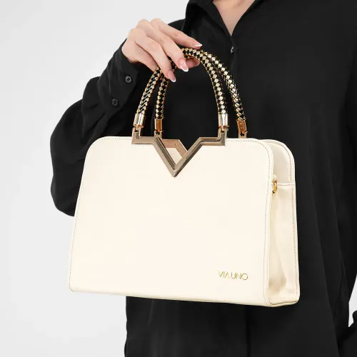 VIA UNO Beige de Mujer modelo Cartera Dos Asas Mujer Cw428-1 beiges mujer 2025082703465484142