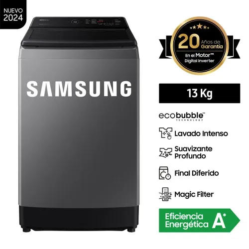 SAMSUNG Gris modelo Lavadora Ecobubble 13 Kg Wa13cg5441bdpe 2025082816323876491  