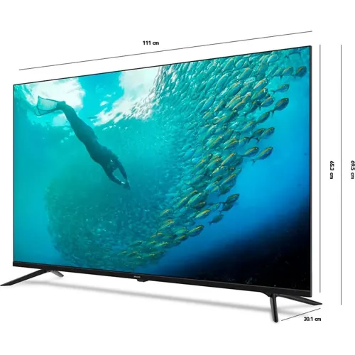 Philips Televisor 50pulg. 50pud7019 + Rack Fijo C4-F Gratis