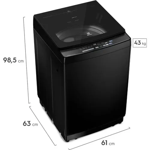 ELECTROLUX Lavadora Carga Superior 15kg Inverter Ewip15f2xswb