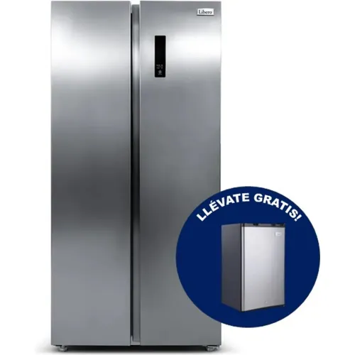 LIBERO  modelo Refrigeradora No Frost 430 L Lsbs-467nfi Sbs + Frigobar Lfb-101s 92 Lts Style Inox 2025082816323876539  