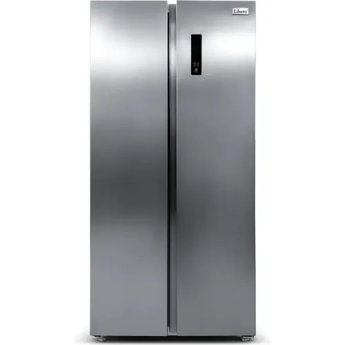 LIBERO Refrigeradora No Frost 430 L Lsbs-467nfi Sbs + Frigobar Lfb-101s 92 Lts Style Inox