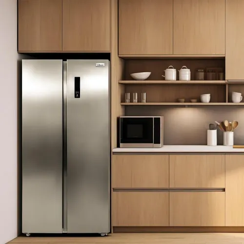 LIBERO Refrigeradora No Frost 430 L Lsbs-467nfi Sbs + Frigobar Lfb-101s 92 Lts Style Inox