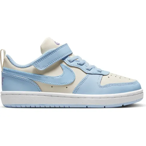 Nike Blanco de Niña / Niño modelo Zapatillas Urbanas Niños Court Borough Low Recraft blancos celestes textiles niña 2025082914504500015 Textil Eva