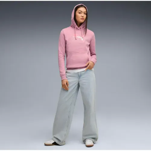 Puma Polera Deportivo Mujer Ess Logo Lab Hoodie Fl
