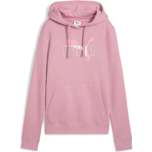 Puma Polera Deportivo Mujer Ess Logo Lab Hoodie Fl