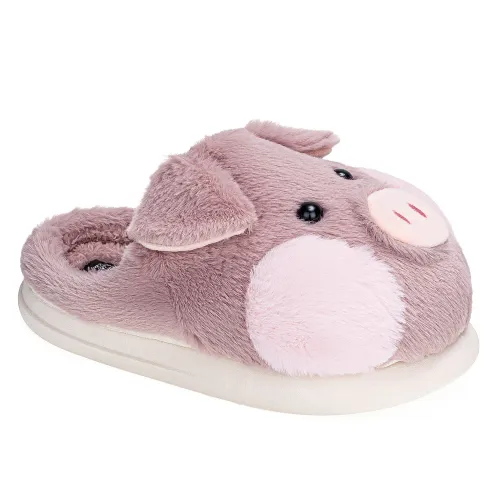 Platanitos Rosado de Mujer modelo Pantufla Dama P Oink rosados textiles mujer 2025090113473810634 Textil Sintético