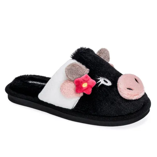 Platanitos Negro de Mujer modelo Pantufla Dama P Magie negros textiles mujer 2025090113473810688 Textil Sintético