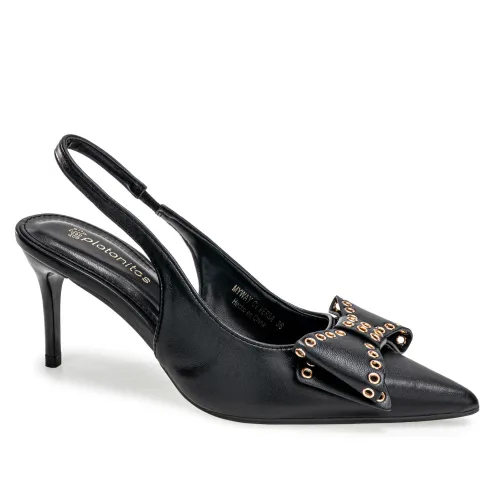 Platanitos Negro de Mujer modelo Calzado Vestir Dama Cv Versa negros sintéticos mujer 2025090116402007031 Sintético Sintético